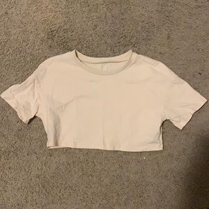 Shein tan crop top